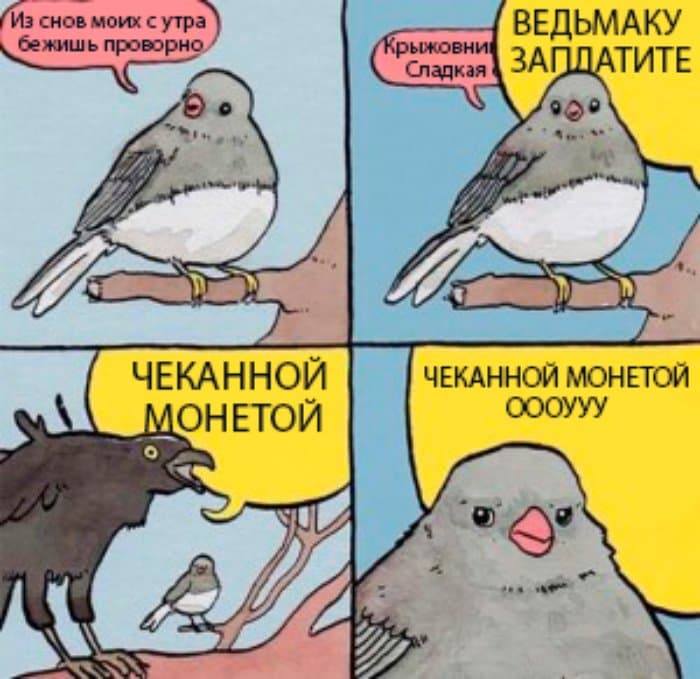 «Ведьмаку заплатите чеканной монетой» — это мем покруче «бэби-Йоды»