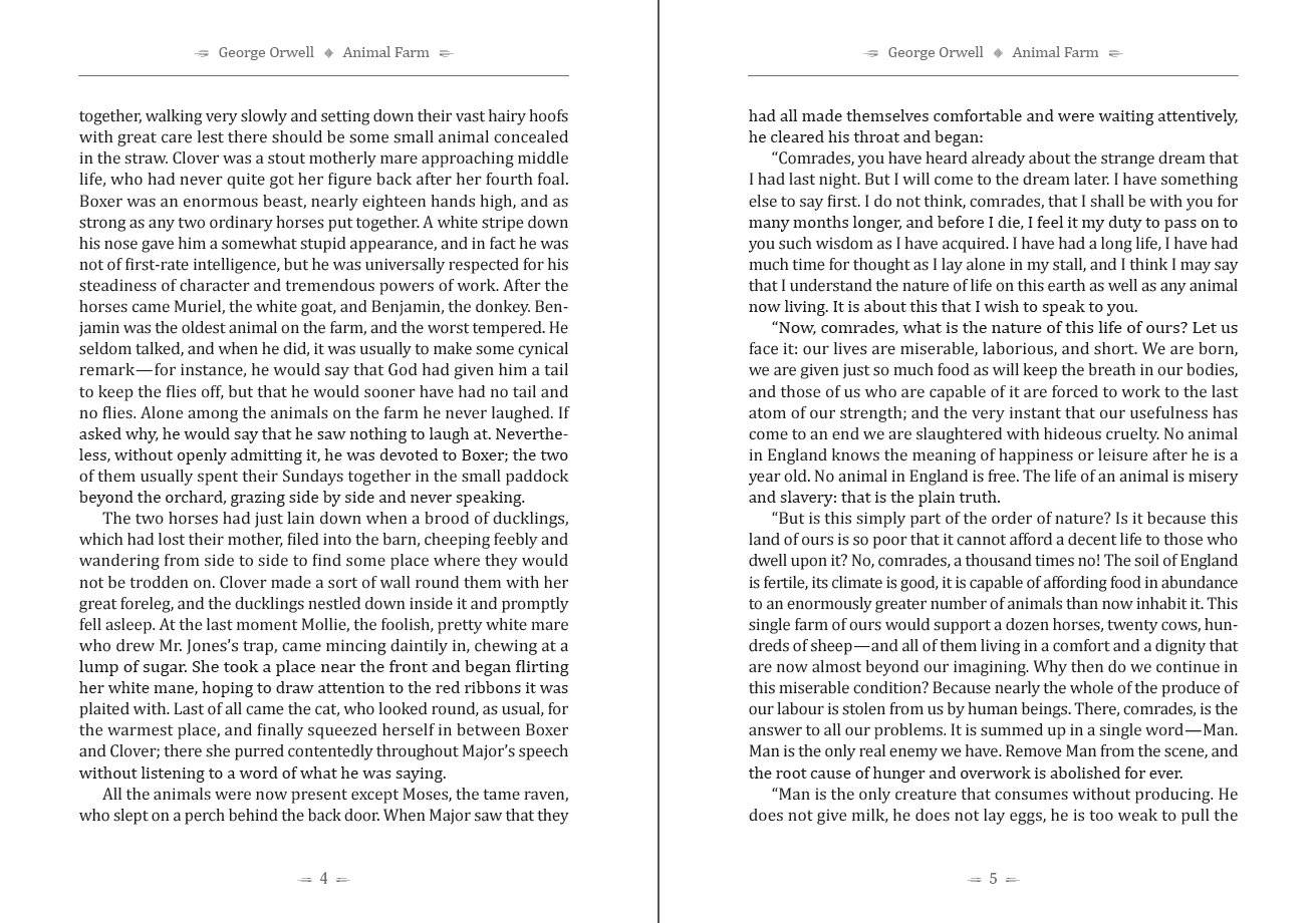 Книга Animal Farm George Orwell обкладинка 5