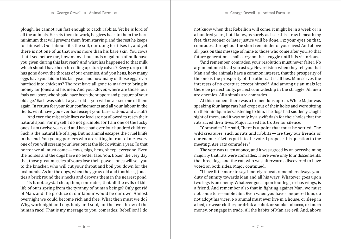 Книга Animal Farm George Orwell обкладинка 6