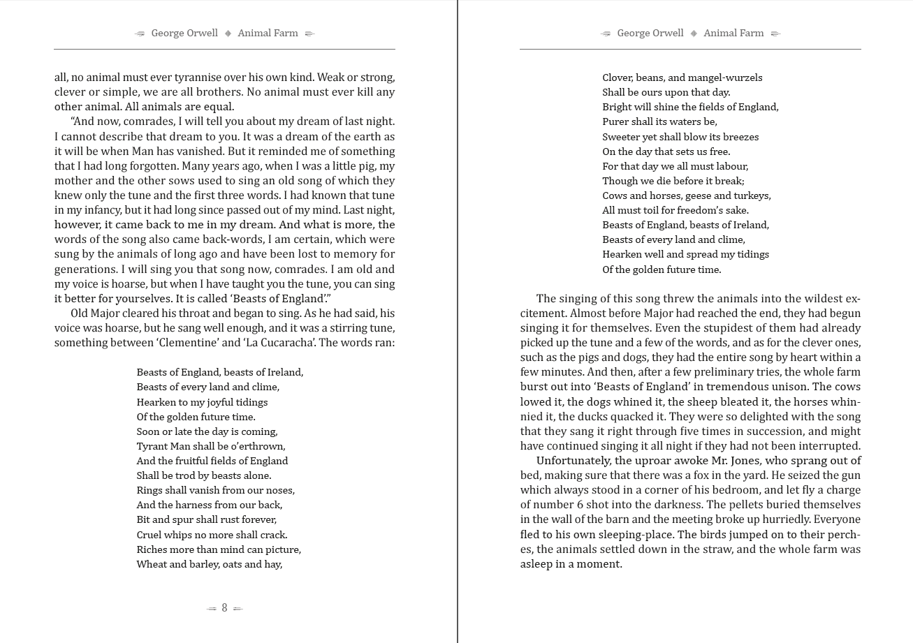 Книга Animal Farm George Orwell обкладинка 7