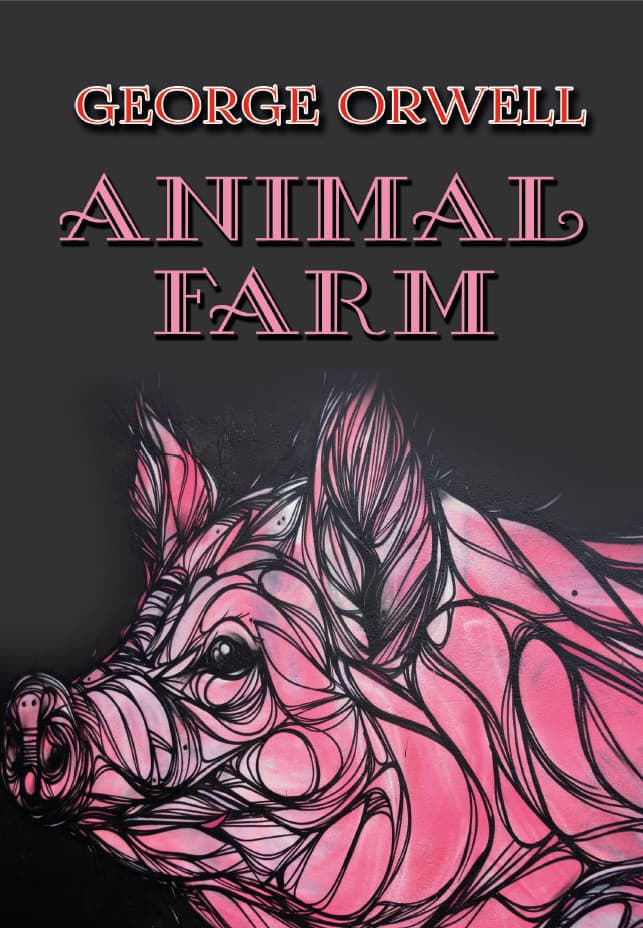 Книга Animal Farm George Orwell обкладинка 3