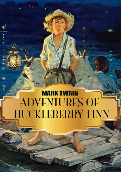 Книга Adventures of Huckleberry Finn Mark Twain обкладинка 3