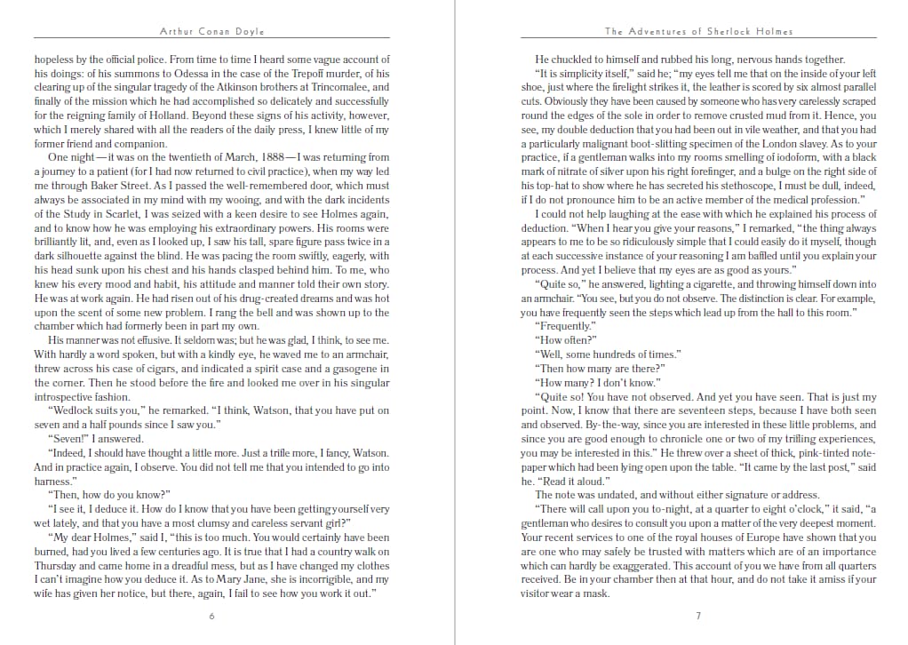 Книга The Complete Stories of Sherlock Holmes. Part 2. The Adventures of Sherlock Holmes. The Memoirs of Sherlock Holmes Arthur Conan Doyle обкладинка 6
