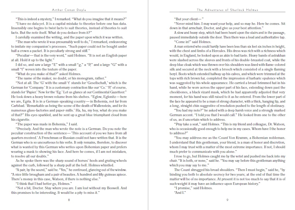 Книга The Complete Stories of Sherlock Holmes. Part 2. The Adventures of Sherlock Holmes. The Memoirs of Sherlock Holmes Arthur Conan Doyle обкладинка 7