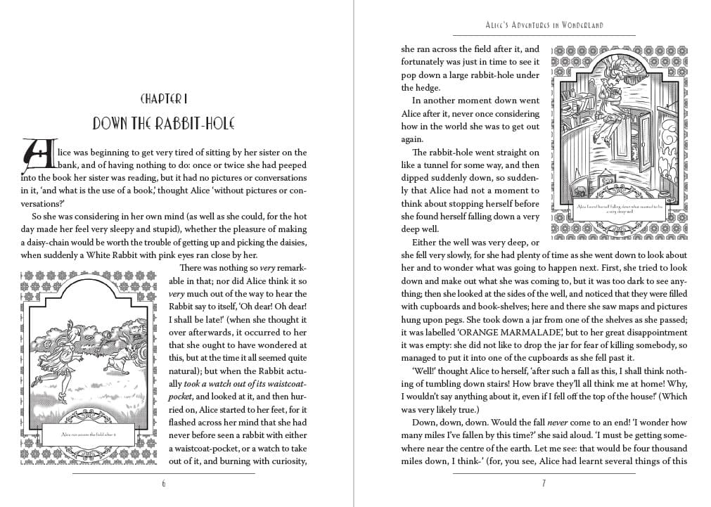 Книга Alice’s Adventures in Wonderland & Through The Looking-Glass and what Alice Found There Lewis Carrol обкладинка 6