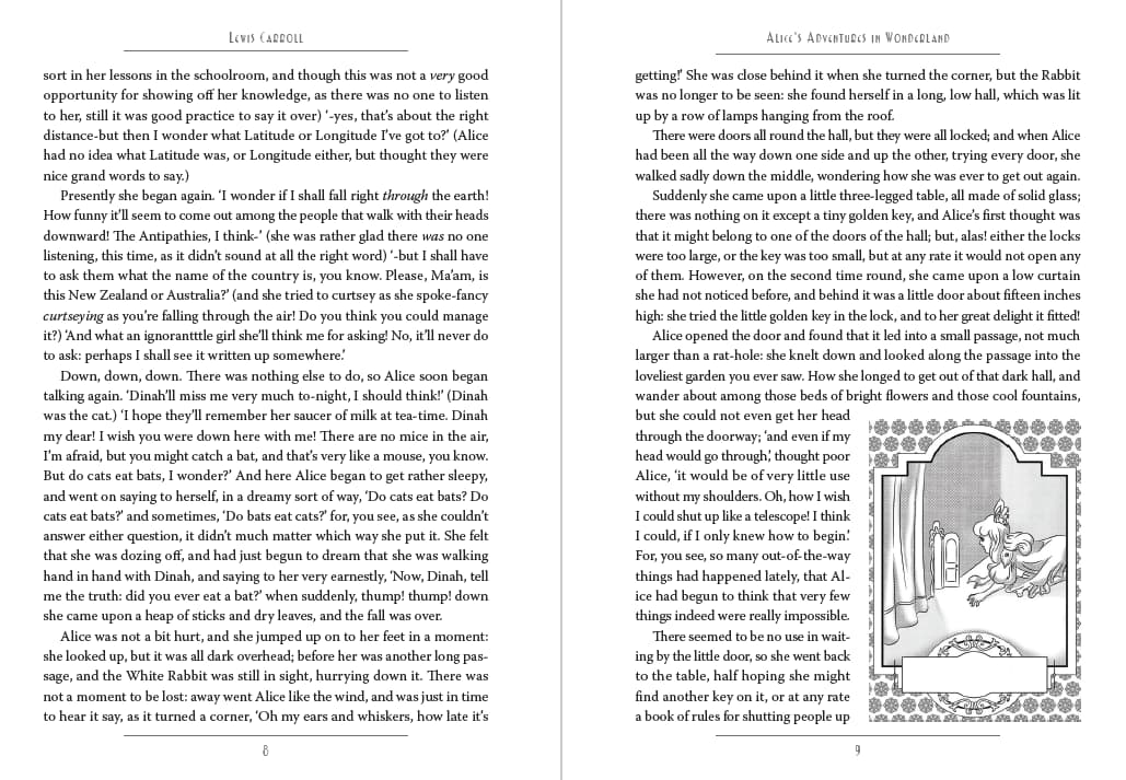 Книга Alice’s Adventures in Wonderland & Through The Looking-Glass and what Alice Found There Lewis Carrol обкладинка 7