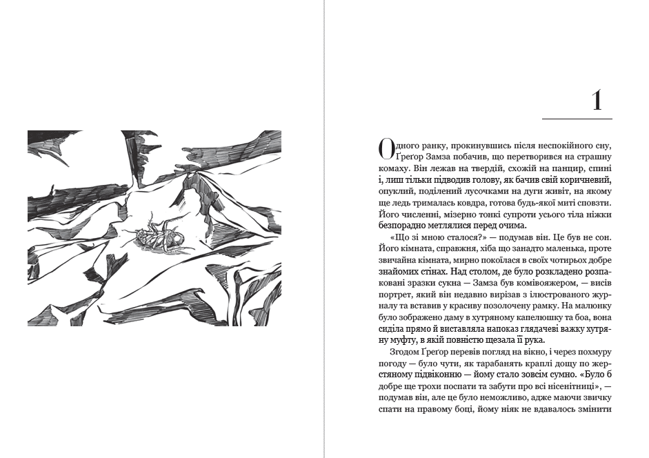 Книга Перевтілення Франц Кафка ілюстроване видання обкладинка 5