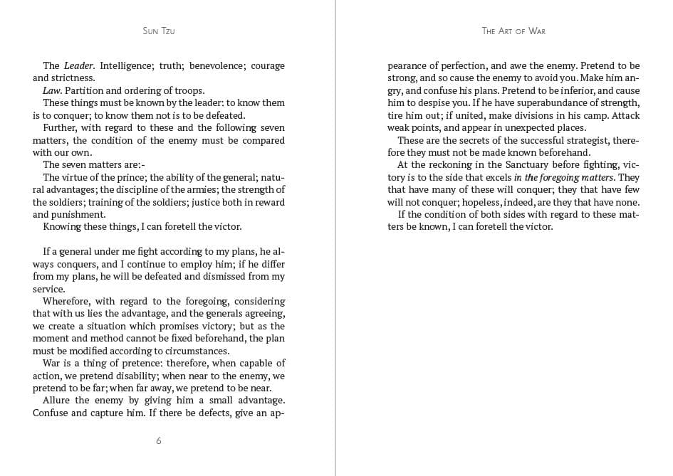 Книга The Art of War. Sun Tzu фото 6 Книга The Art of War. Sun Tzu обкладинка 6