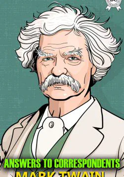 Книга Answers to Correspondents  Mark Twain epub pdf fb2 формат обкладинка